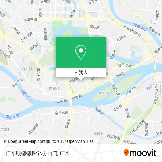 广东顺德德胜学校-西门地图