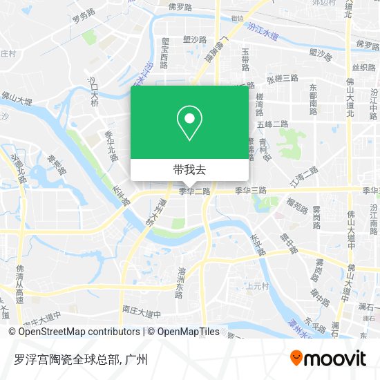 罗浮宫陶瓷全球总部地图
