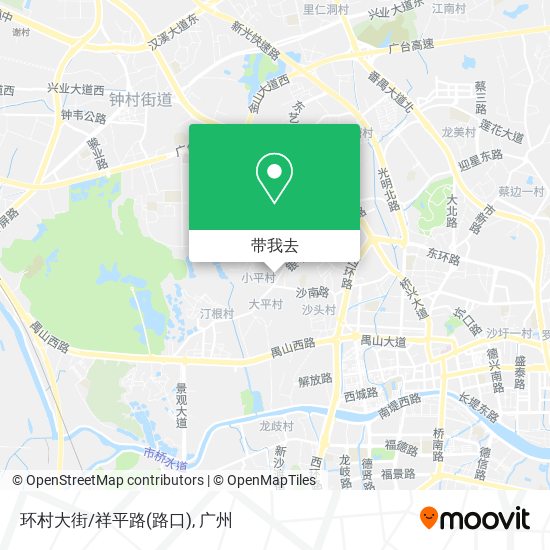 环村大街/祥平路(路口)地图