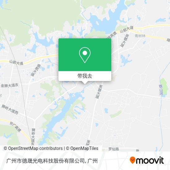 广州市德晟光电科技股份有限公司地图