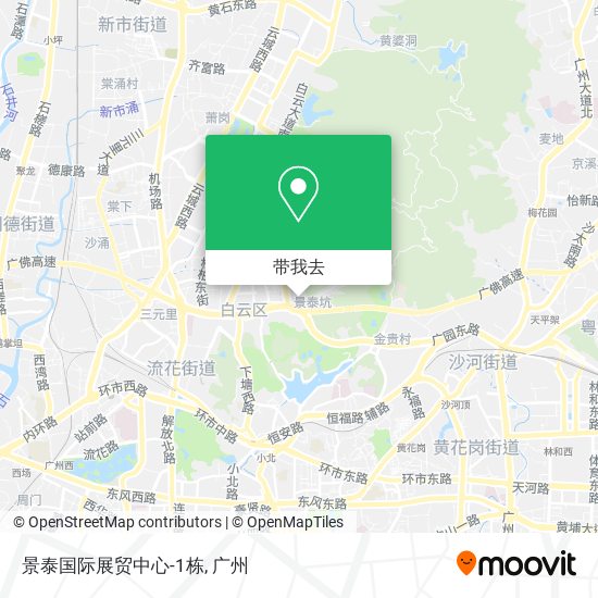 景泰国际展贸中心-1栋地图