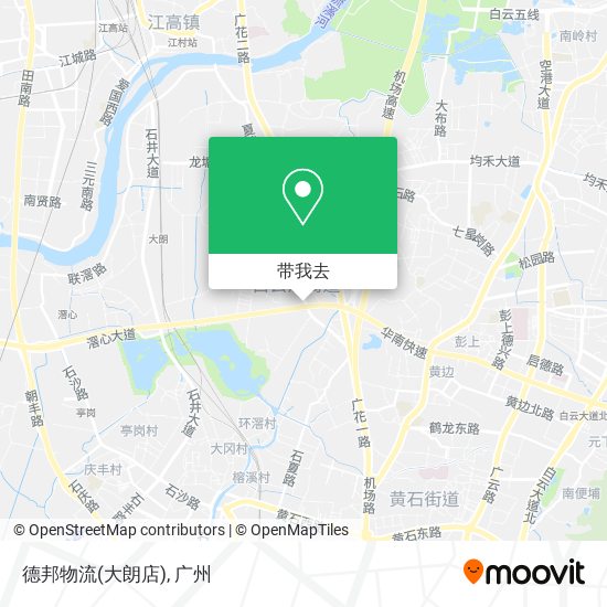 德邦物流(大朗店)地图