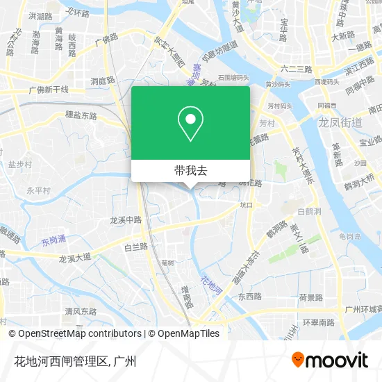 花地河西闸管理区地图