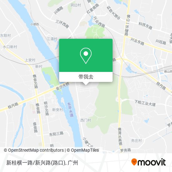 新桂横一路/新兴路(路口)地图