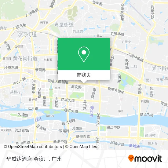 华威达酒店-会议厅地图