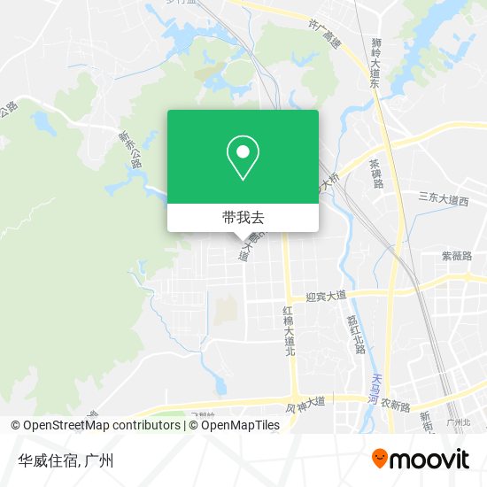 华威住宿地图