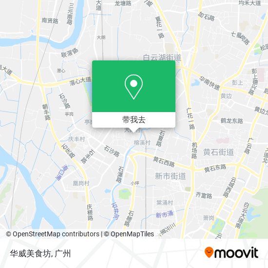 华威美食坊地图