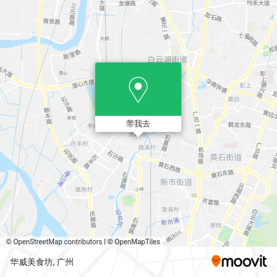华威美食坊地图
