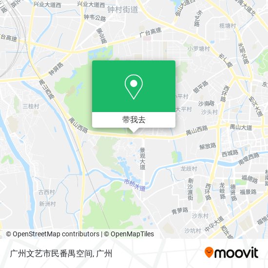 广州文艺市民番禺空间地图