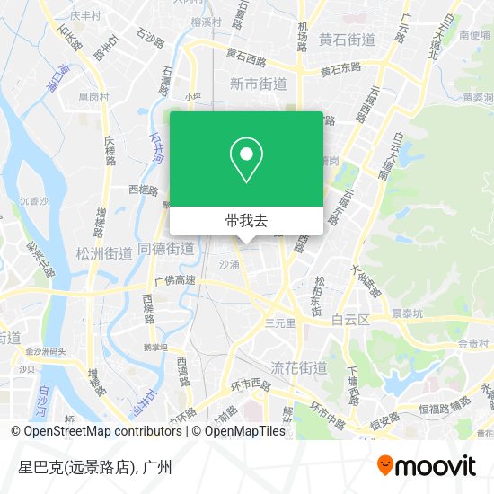 星巴克(远景路店)地图