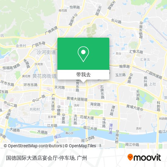 国德国际大酒店宴会厅-停车场地图