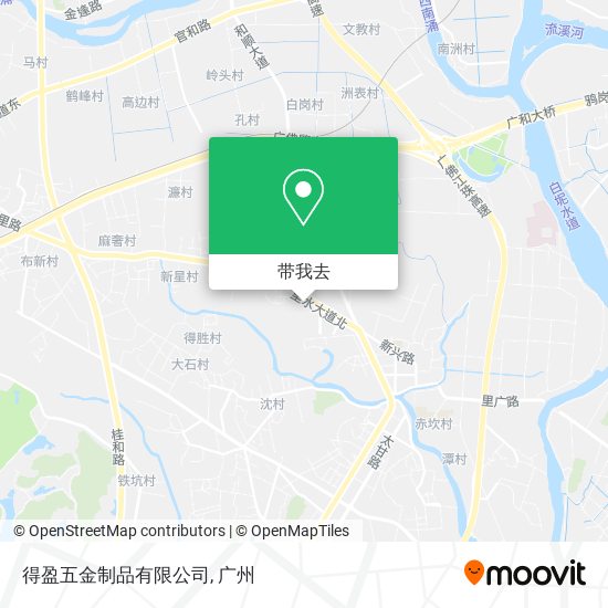 得盈五金制品有限公司地图