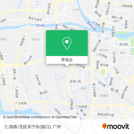 仁德路/北区东宁街(路口)地图