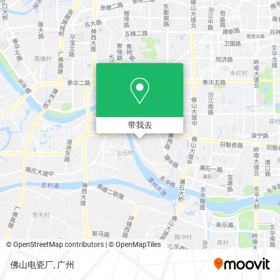 佛山电瓷厂地图