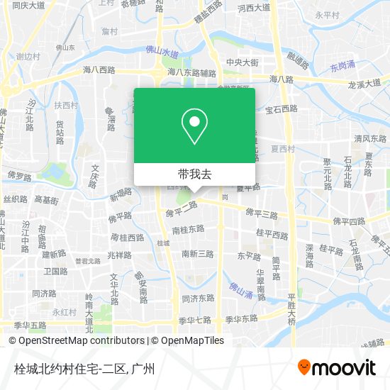 栓城北约村住宅-二区地图