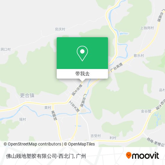 佛山顾地塑胶有限公司-西北门地图