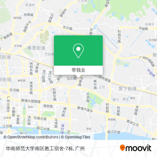华南师范大学南区教工宿舍-7栋地图