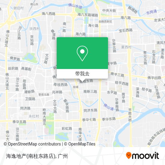 海逸地产(南桂东路店)地图