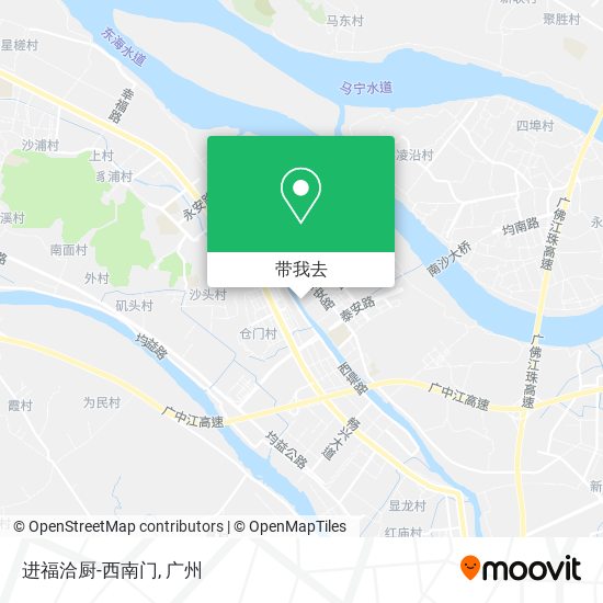 进福洽厨-西南门地图