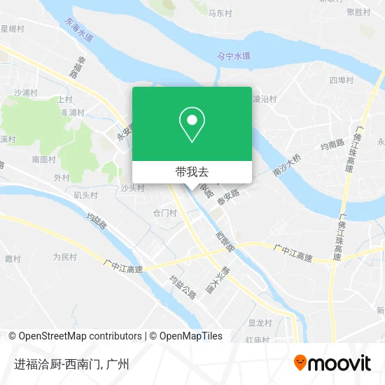 进福洽厨-西南门地图