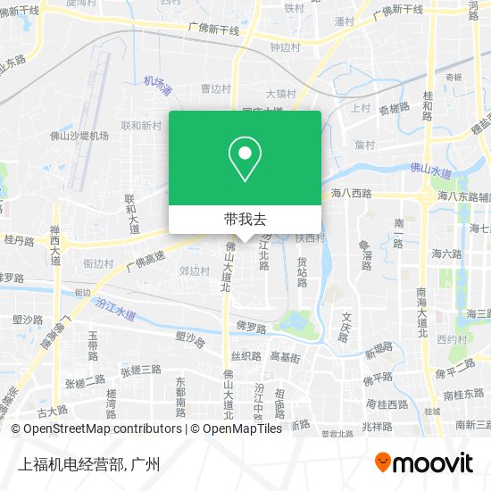 上福机电经营部地图