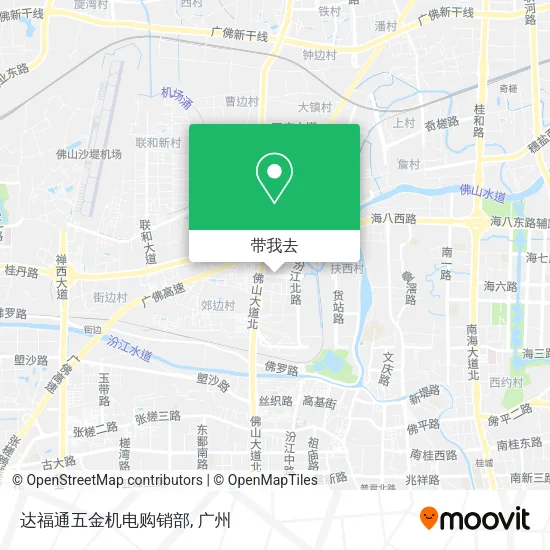 达福通五金机电购销部地图