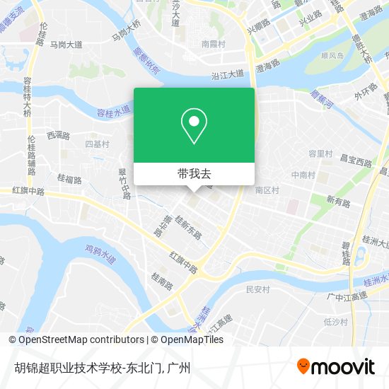 胡锦超职业技术学校-东北门地图