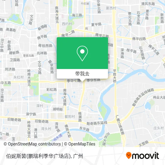 伯妮斯茵(鹏瑞利季华广场店)地图