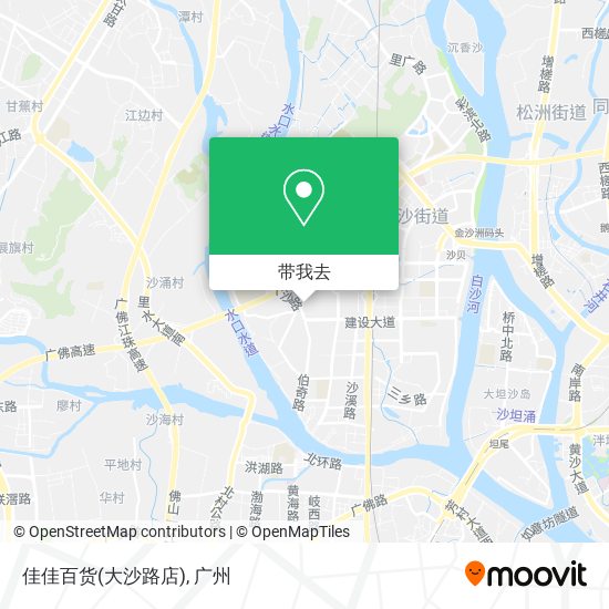 佳佳百货(大沙路店)地图