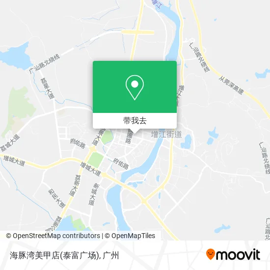 海豚湾美甲店(泰富广场)地图