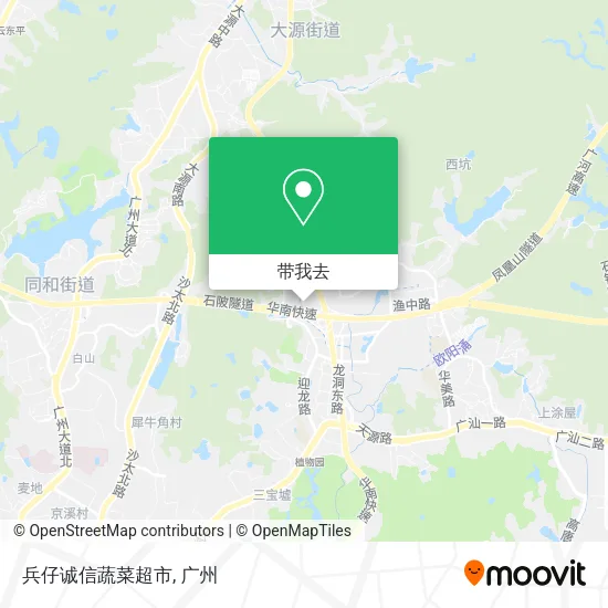 兵仔诚信蔬菜超市地图