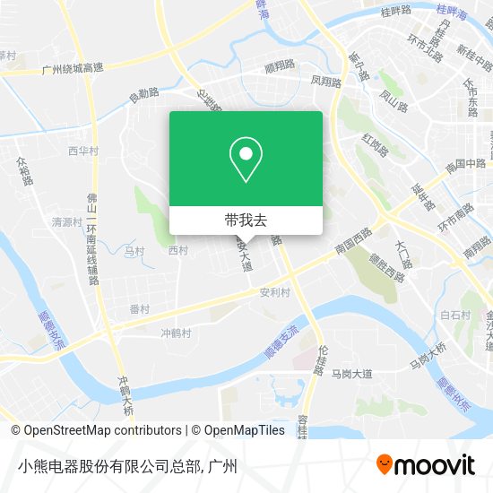 小熊电器股份有限公司总部地图
