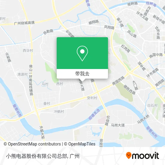 小熊电器股份有限公司总部地图