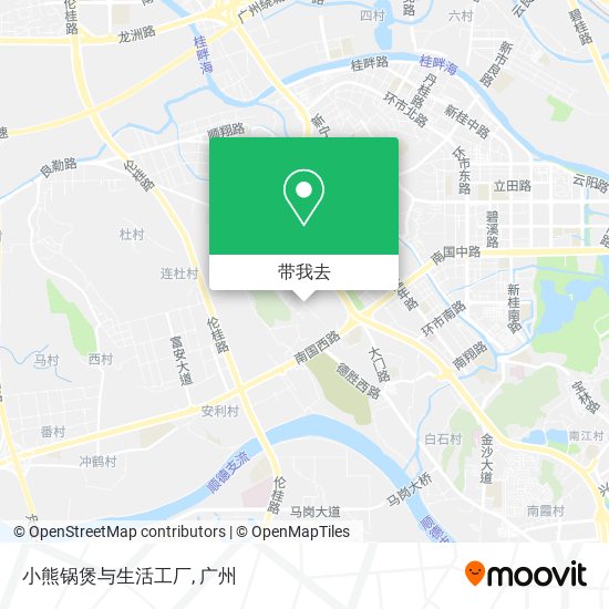 小熊锅煲与生活工厂地图