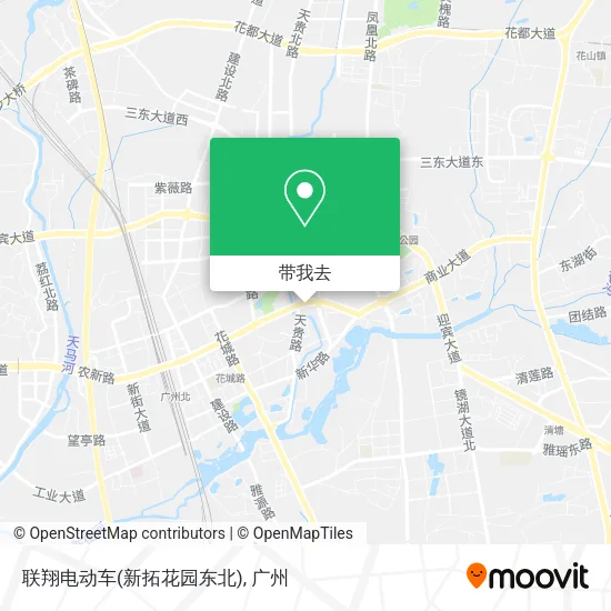 联翔电动车(新拓花园东北)地图