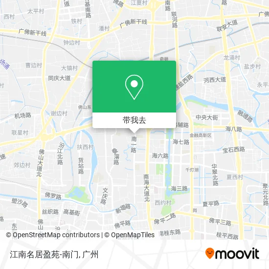 江南名居盈苑-南门地图