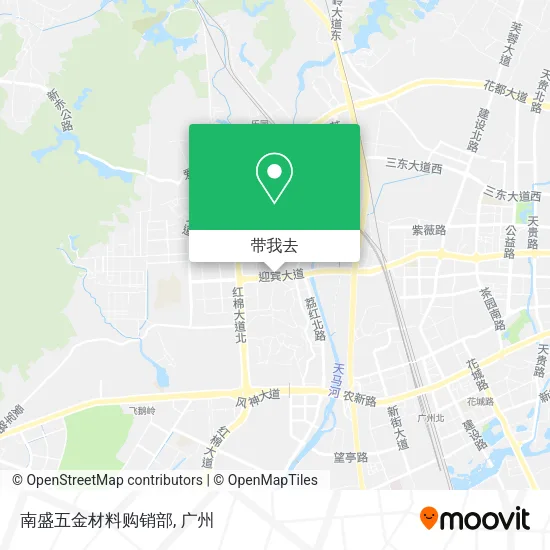 南盛五金材料购销部地图