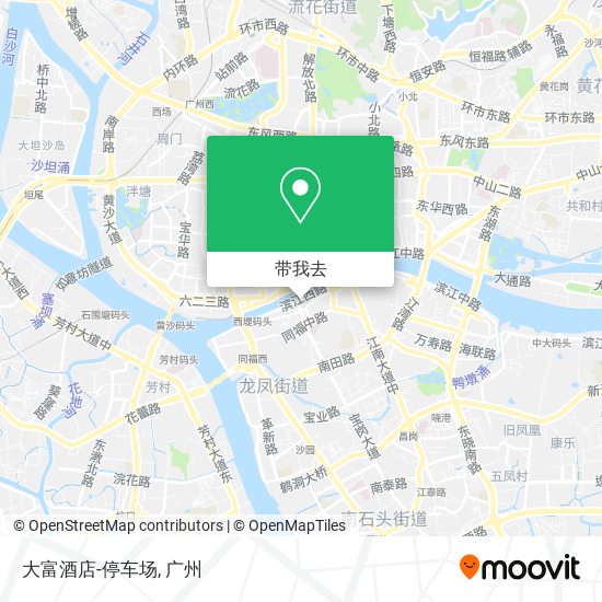 大富酒店-停车场地图