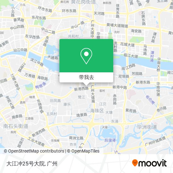 大江冲25号大院地图