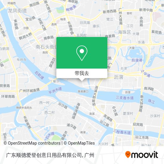 广东顺德爱登创意日用品有限公司地图