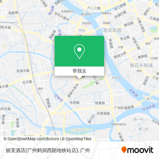 丽芙酒店(广州鹤洞西朗地铁站店)地图