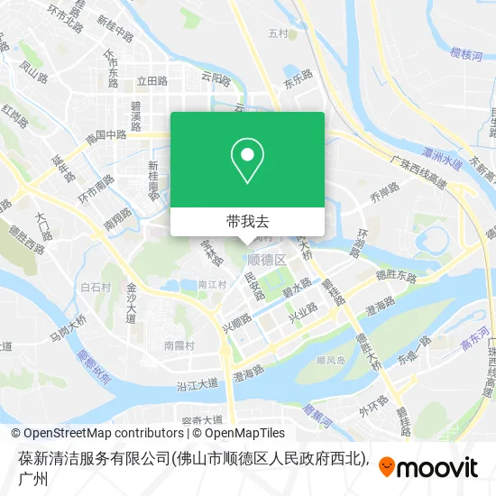 葆新清洁服务有限公司(佛山市顺德区人民政府西北)地图
