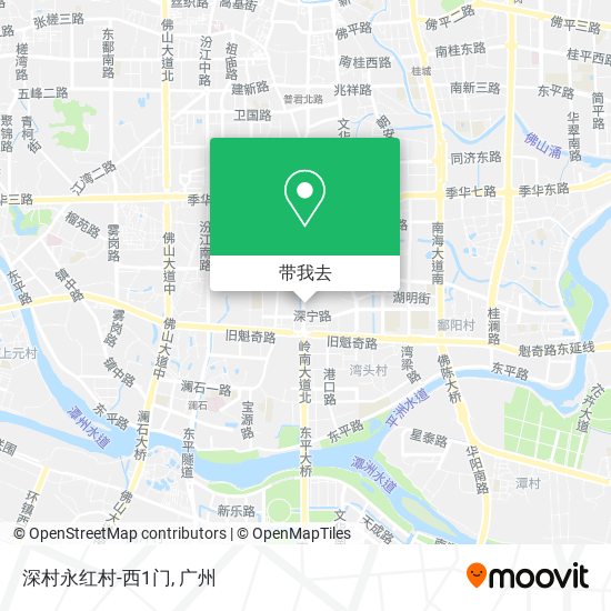 深村永红村-西1门地图