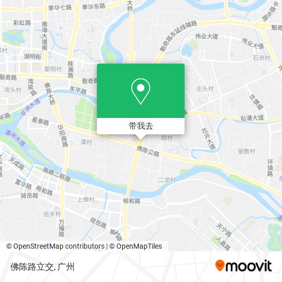 佛陈路立交地图