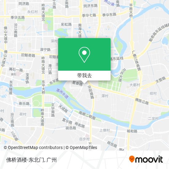 佛桥酒楼-东北门地图
