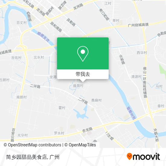 简乡园甜品美食店地图
