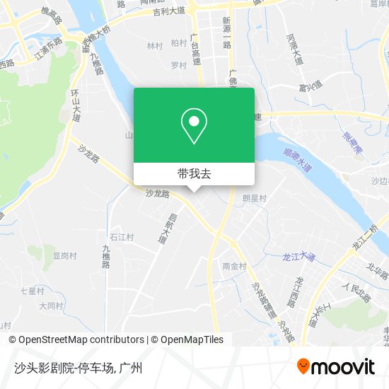 沙头影剧院-停车场地图