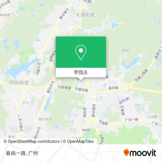春岗一路地图
