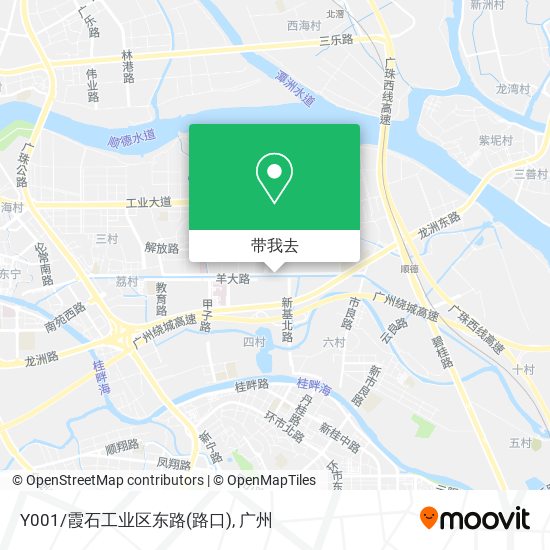 Y001/霞石工业区东路(路口)地图