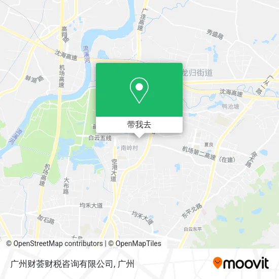 广州财荟财税咨询有限公司地图